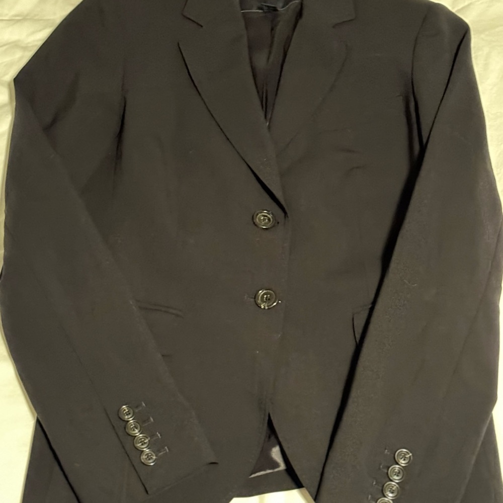 Banana Republic Charcoal Women Blazer